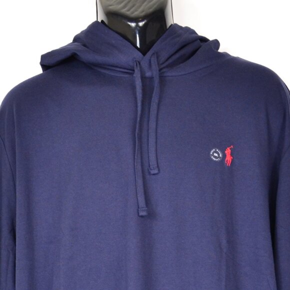 Polo Ralph Lauren Men's Size XXL Navy Blue Pullover Hoodie NWT - Picture 2 of 5